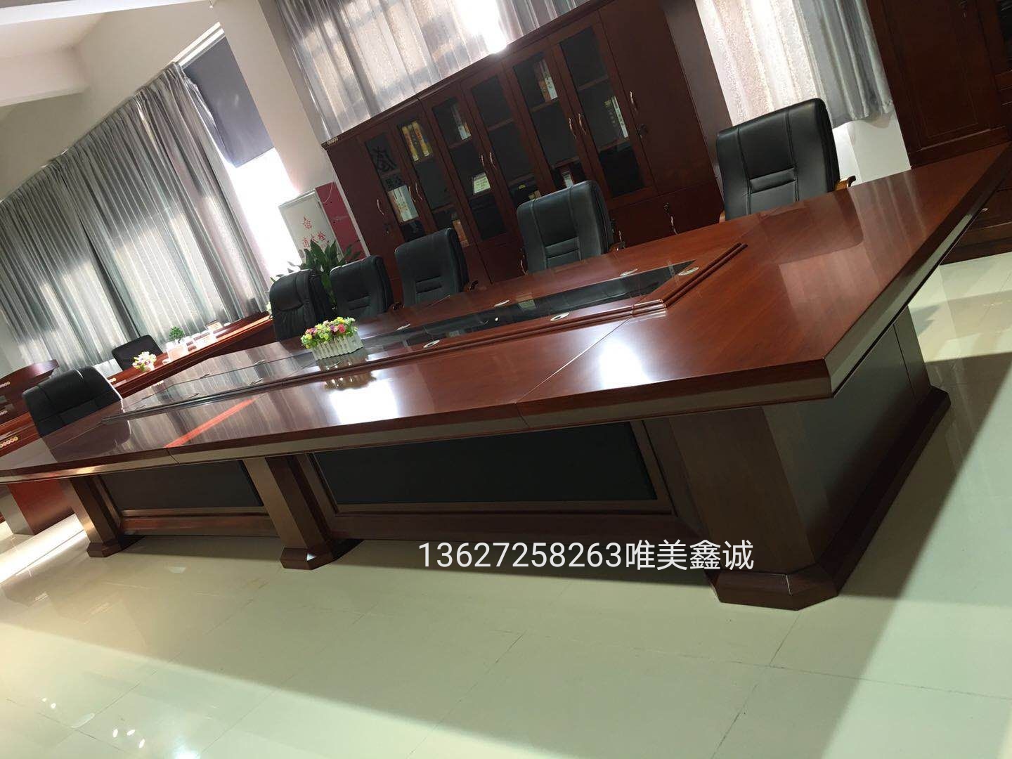 實(shí)木油漆會議桌WM-GS-4