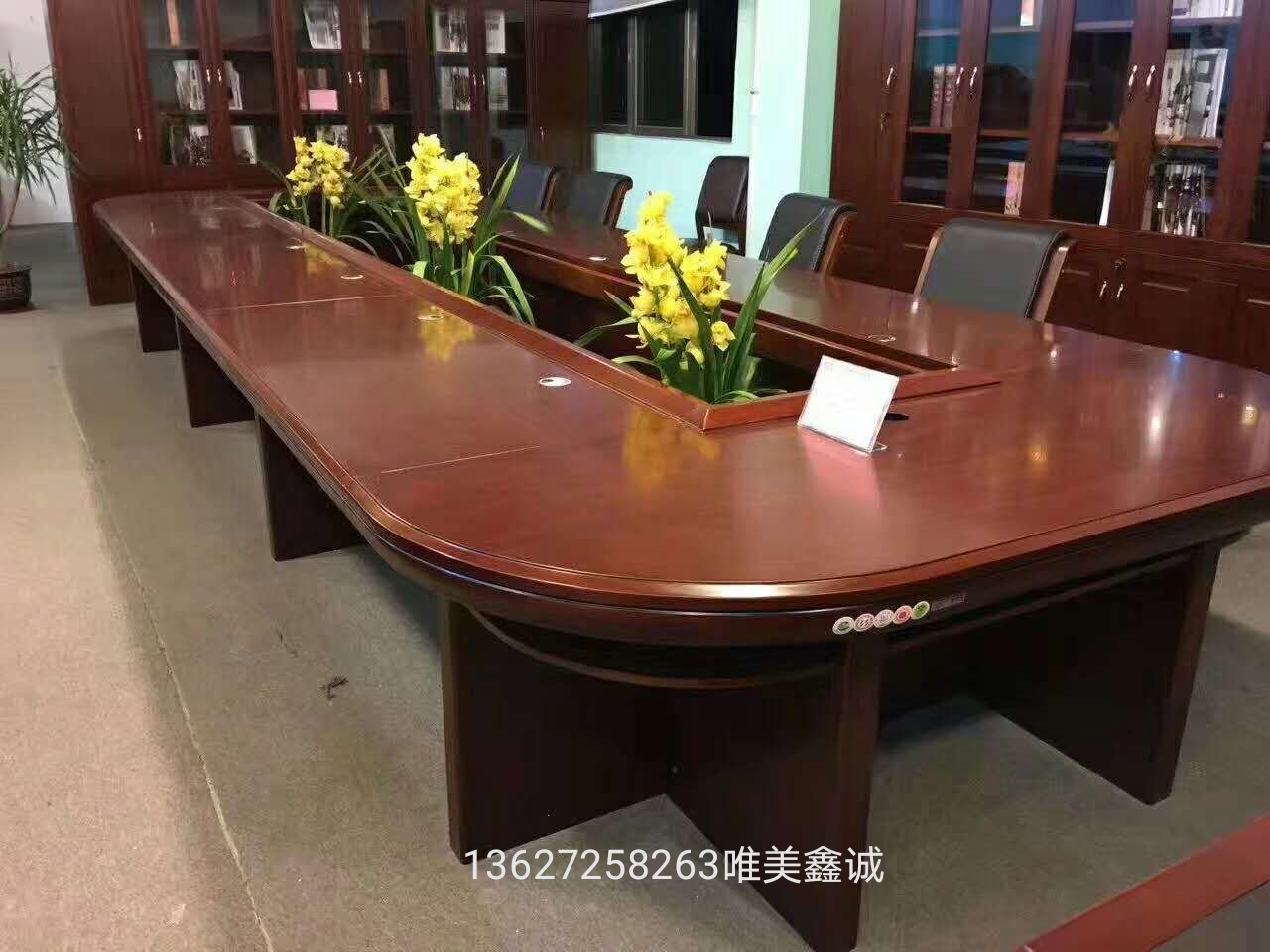 實(shí)木油漆會議桌WM-GS-3