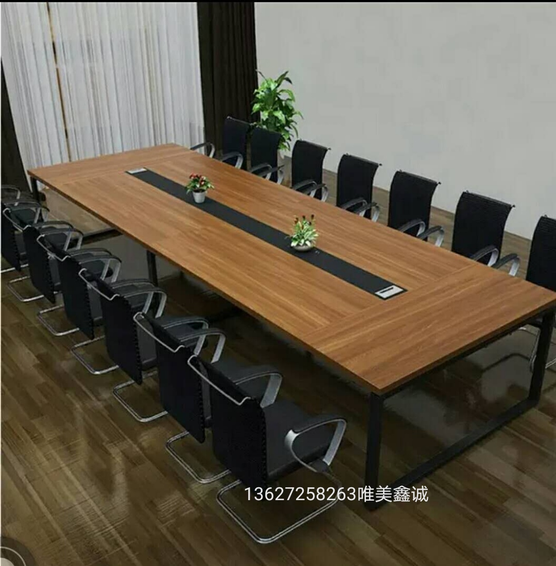 鋼架簡約會議桌WM-FLX-11