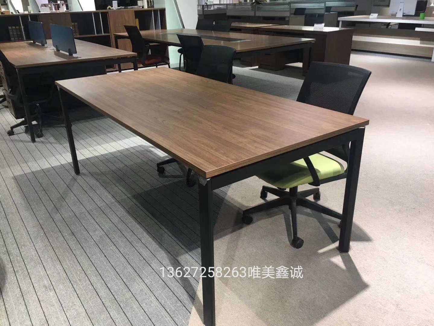 鋼架會議桌WM-FLX-18